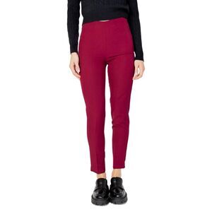 Hanny Deep Cropped SlimFit Trousers Women Bordeaux